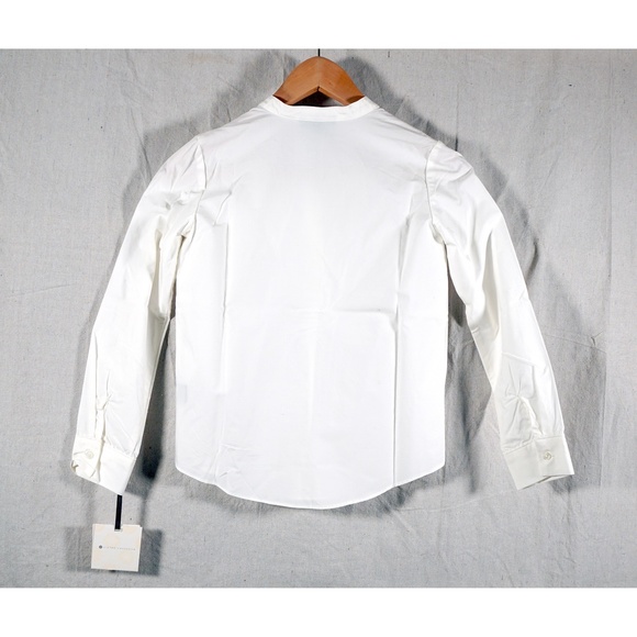 NWT Victoria Beckham For Target Girls M (7) Button Down Top with Pocket - Picture 2 of 14